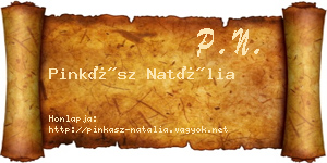 Pinkász Natália névjegykártya
